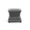 Baxton Studio Ellastone Dark Brown Modern Leather Ottoman 67-3889 - alternate 3